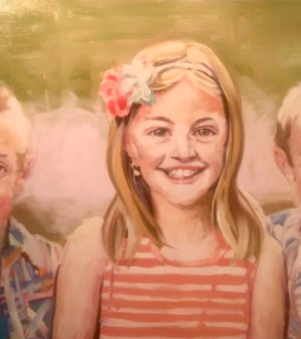 "Family Blessings For 100 years" 24x36 Oil on Canvas 5/2017 By Deb Maccagnano "Family Blessings For 100 years" 24x36 Oil on Canvas 5/2017 By Deb Maccagnano