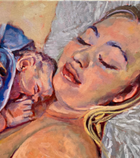 "Mother's Love" 14x18 Oil on Canvas 10/2022 By Deb Maccagnano NFS "Mother's Love" 14x18 Oil on Canvas 10/2022 By Deb Maccagnano NFS