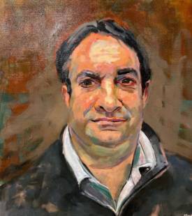 "Jeff" 24x24 Oil on Canvas 12/2023 By Deb Maccagnano NFS "Jeff" 24x24 Oil on Canvas 12/2023 By Deb Maccagnano NFS