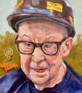 "Donald" 22x28 Oil on Canvas 7/2023 By Deb Maccagnano NFS "Donald" 22x28 Oil on Canvas 7/2023 By Deb Maccagnano NFS