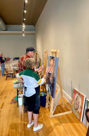 October 2024, Aaron Sidorenko from Calgary, Canada, instructing students at the D. Anthony Atelier in Downtown Wausau, WI. September 2024, Aaron Sidorenko from Calgary, Canada, instructing students at the D. Anthony Atelier in Downtown Wausau, WI.