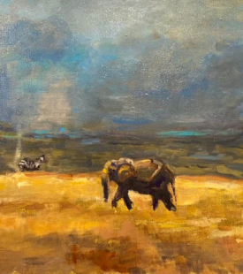 "The Solo Journey of Many" 10x20 Oil on Canvas 8/2024 By Deb Maccagnano "The Solo Journey of Many" 10x20 Oil on Canvas 8/2024 By Deb Maccagnano