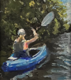 "Lady Bird" 5x7 Oil on Yupo 7/2025 By Deb Maccagnano "Lady Bird" 5x7 Oil on Yupo 7/2025 By Deb Maccagnano