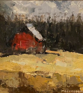 "Gold Strings" 8x8 Oil on Raised Panel 8/2025 By Deb Maccangano "Gold Strings" 8x8 Oil on Raised Panel 8/2025 By Deb Maccangano