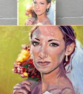 "The Day - Brittany" 18x24 Oil on Canvas 12/2018 By Deb Maccagnano Commissioned "The Day - Brittany" 18x24 Oil on Canvas 12/2018 By Deb Maccagnano Commissioned