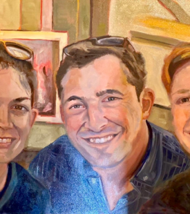 "Family Ties" 18x24 Oil on Canvas 3/2022 By Deb Maccagnano Commissioned "Family Ties" 18x24 Oil on Canvas 3/2022 By Deb Maccagnano Commissioned